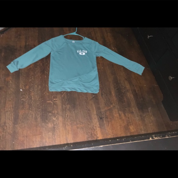 Old navy blue basic blue sweatshirt l(10-12) - Picture 1 of 4